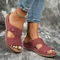 thumbnail image 3 of Mepaouo Women's Orthopedic Wedge Sandals Arch Support Summer Walking Slides Ladies Slip on Flip Flops, 3 of 7