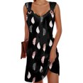 thumbnail image 2 of Wyzesi Chandails Molletonnés à Col Rond Femmes Grande Taille Femmes C Mode Uni Décontracté Ample Sans Manches Col en V Robe Chandail à Boutons Métalliques Chandails Molletonnés pour Femmes à Fermeture Éclair Col Ras du Cou Chandails Molletonnés Gilet Crème, 2 of 6