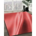 thumbnail image 3 of Ahgly Tapis Rond Lavable en Machine Intérieur Transitionnel Rouge, 8 Pieds Rond, 3 of 7