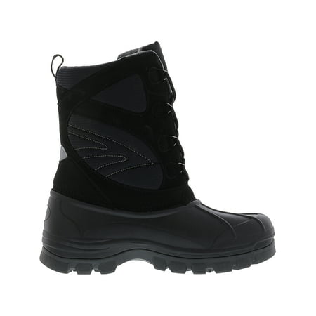 Hi-Tec Men's Hokkaido Waterproof Black / Grey Mid-Calf Snow Boot - 9M | Walmart Canada