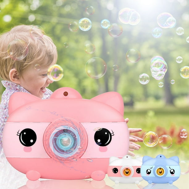 Fiudx Ofertas De La Semana Burbuja Automática Portátil Para Niños Que Sopla La Luz De La Música De La Cámara En forma De Cerdo 50Ml