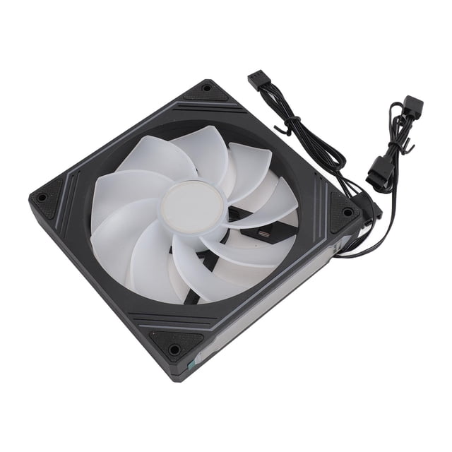 ARGB Case Fans, Quiet Computer Fan 5V 3 Pin ARGN LED ARGB Chassis Fan, 140x140x25mm Case Fan for CPU Coolers, CPU Water Coolers, and Computer Cases, ARGB Case Cooling