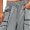 Gray, variant on BXINGOHAI Womens Wide Leg Sweatpants High Waisted Baggy Pants Fashion Teen Girl Drawstring Athletic Joggers Dark Blue L