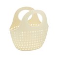 thumbnail image 1 of Plastic Basket with Handles - Plastic Carrying Basket - Portable Storage Basket Bathroom Kitchen Hollow Plastic Storage Basket with Handles Small Soft Carry Totes for Shower Bathroom Toys, 1 of 2