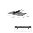thumbnail image 2 of TUHOME Pull Out Trousers Rack 18 Arms Black Clothes Organizer stainless steel, 2 of 7