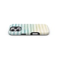 thumbnail image 4 of DesignSkinz Scratch-Resistant Hard Slim Case Compatible with iPhone 11 (Compatible with MagSafe) - Green WaterColor Ombre Stripes, 4 of 9