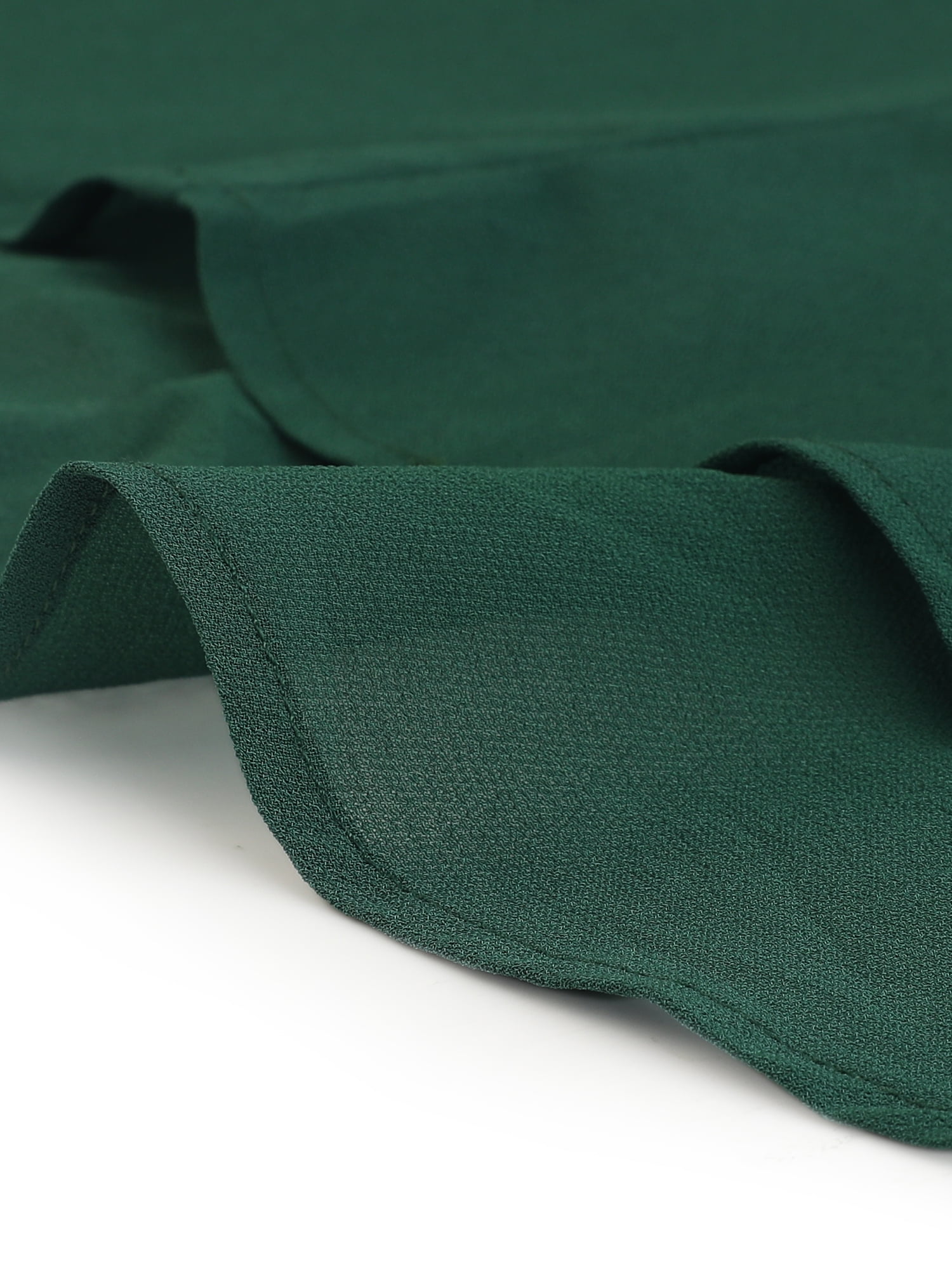 DARING DIVA Women's Tie Back High Low Mock Neck Blouse Tops XL Dark Green