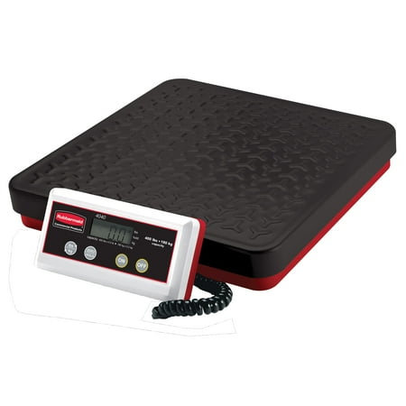Rubbermaid Commercial Products Digital Food Service Receiving Scale, 400 lb. capacity, Black, (FG404088)
