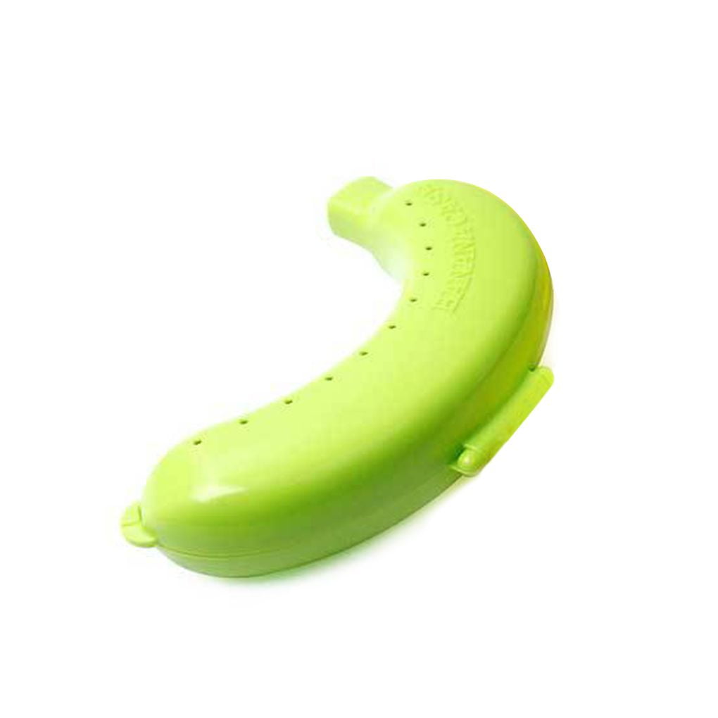 Plastic Banana Protector Container Box Holder Case Food Lunch Fruit