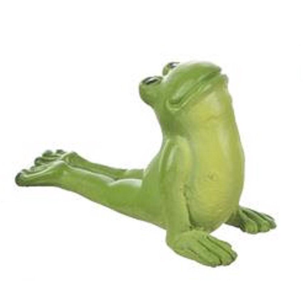 Downward Facing Dog Frog Figurine Yoga Frogs Collection by Ganz