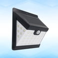 thumbnail image 2 of Lámpara de pared solar con 2 luces LED de 40 LED, luz de jardín exterior con detección de movimiento., 2 of 7
