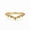 Rose Plated, variant on Round Cut Citrine Gemstone Chevron Ring, V Shaped Curved Ring, 925 Sterling Silver Yellow Gold Plated Ring, November Birthstone Jewelry, Gift for Her