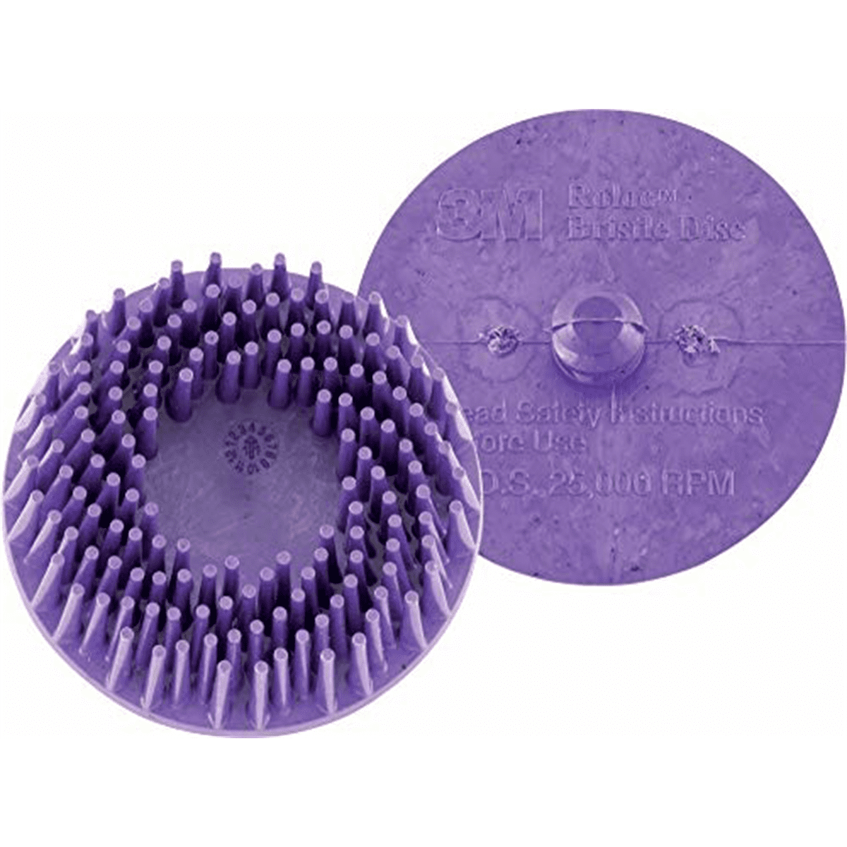 3M Automotive 7524 2" Scotch-Brite Roloc Bristle Discs 50 Grit Coarse Green