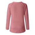 thumbnail image 4 of yunLCZ Women's Button Down Shirts Women's Daily Casual Baseball Long Sleeve Top Women's Button Down Shirts, 4 of 4