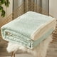 thumbnail image 4 of Fleece Throw Blanket | Super Soft Flannel Polyester | Lightweight Warm Cozy Air Conditioning Nap Cover | Shrink Fade Wrinkle Proof | 200x150cm | 1 Piece | Multiple Colors, 4 of 6