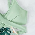 thumbnail image 2 of Traje de Baño de Bikini de Mujer Impreso Hueco Encaje Hasta Bikini Sexy, Traje de Baño sin Espalda para la Piscina Y el Mar, 2 of 9