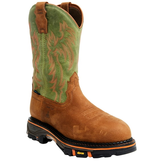 Cody James Men's Decimator 11" High Hopes Vibram Waterproof Work Boot - BCJCWRPW52 10.5 EE  US