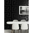 thumbnail image 3 of NextWall Dark Onyx Geometric Maze Peel and Stick Wallpaper - 20.9 in. W x 18 ft. L Roll, 3 of 7