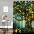 thumbnail image 2 of Orinice Fantasy Artwork Bathroom Decor Set with Hooks, Colorful Luxury Graphic Print Polyester Fabric Shower Curtain for Home Bathtubs Bathroom Decoration 60x72, 2 of 7