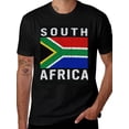 thumbnail image 2 of T-shirt South Africa  Soft Cotton Adult Heat-Transfer Graphic T-Shirt - 180g Breathable Fabric, Unisex Summer Casual Wear with Durable Heat-Printed Design, 2 of 10
