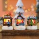 thumbnail image 3 of Casa Pequeña de Resina Navideña Decoración de Mostrador de Centro Comercial de Hotel Navideño Regalo de Navidad para Niños A, 3 of 7
