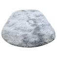 thumbnail image 2 of Tuvgenk Area Rugs Living Room Washable Soft Rug 12×16in Grey Oval Floor Mats, 2 of 8