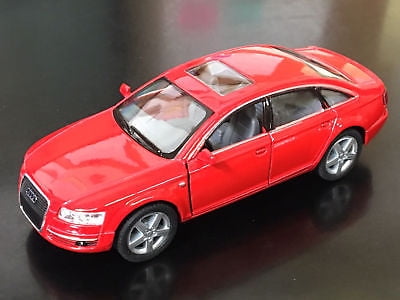 red audi toy car