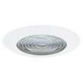 thumbnail image 1 of NICOR Lighting 6 in. White Recessed Shower Trim with Lexan Fresnel Lens (17566), 1 of 7