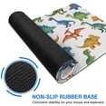 thumbnail image 6 of Long Mouse Pads for Desk,Colorful Dinosaur Assortment Pattern Desk Mats on Top Of Desks, Desk Mouse Pad Extra Large with 3mm Non-Slip Base and Stitched Edge for Gaming,Office,Work,Home 47.3"x23.6", 6 of 6