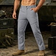 thumbnail image 2 of Tactical Cargo Pants For Men Multi-Pocket Ripstop Hiking Outdoors Work Pants Gray 3XL, 2 of 9