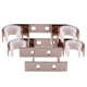 thumbnail image 2 of Soportes de de 2 Piezas, Soportes de Poste de Montaje , Aleación de Aluminio, Apto para Barras de 26 Diámetro , oro perfecl Soporte de varilla de cortina, 2 of 4