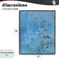 thumbnail image 4 of Stupell Industries Contemporary Leisurely Surfers on Sea Black Framed Giclee Art, 11 x 14, by Jesse Keith, 4 of 8
