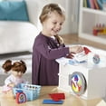 Melissa & Doug Wash, Dry and Iron Play Set Pretend Play Laundry