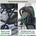 thumbnail image 3 of Summer by Ingenuity 3Dquickclose CS+ Compact Fold Stroller, Forest Green, 3 of 7