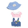 thumbnail image 2 of Traje de pantalón para muñeca en miniatura,Ropa de muñeca de peluche de 15 cm,figura de anime,vestido,Conjuntos de muñecas para juguetes de peluche Animales de peluche estilo D, 2 of 9
