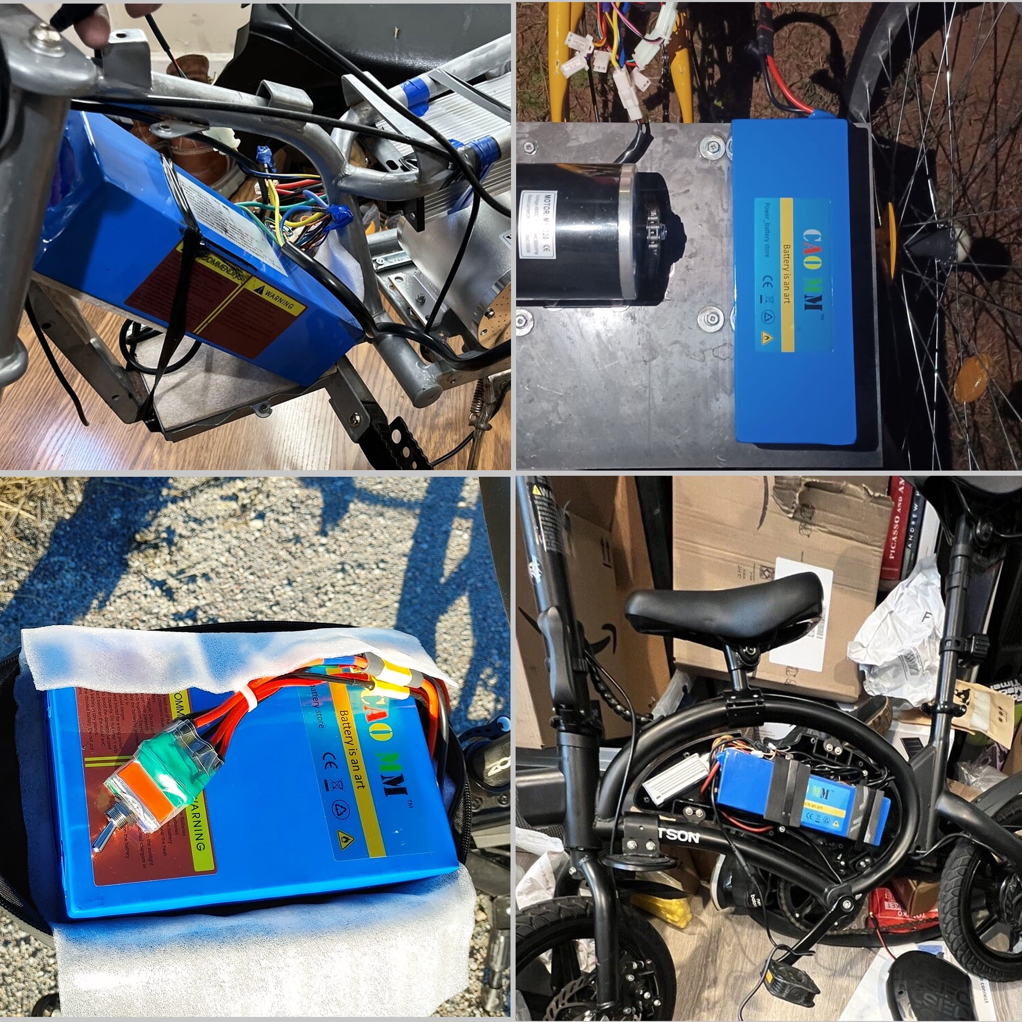 48V Battery 48V 20AH Ebike Battery with Charger 1200W Lithium Battery for Electric Bike Scooter