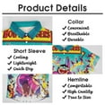 thumbnail image 5 of Bob's Burgers Mens Hawaiian Shirt Summer Casual Short Sleeve Button Down Beach Shirts, 5 of 7