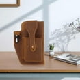 thumbnail image 4 of Bolso de cuero para hombre con funda para teléfono, riñonera portátil para marrón Zulema Funda de teléfono para hombres, 4 of 7