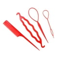 thumbnail image 1 of Cheveux Outil Queue de Cheval Durable Élastique Coiffure Accessoire Bonne Boucle Queue Coiffure Coiffure Décorations Fournitures de Beauté pour les Filles Rouge, 1 of 6