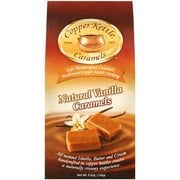 Copper Kettle Caramels Natural Vanilla Caramels Candy, 5.5 oz