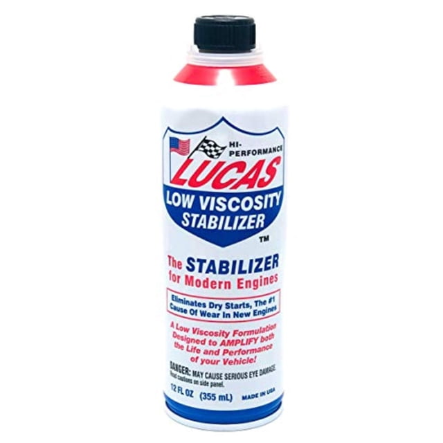 Estabilizador de aceite Lucas 11097 de baja viscosidad 355 ml