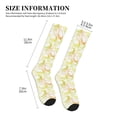 thumbnail image 2 of Lsque Lemon Potatoes Pattern Sport Compression Socks for Men & Women 15-20 mmHg Knee High Nurse Pregnant Running Medical and Travel Athletic, 2 of 6