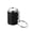 Black, variant on Mini Lipstick Shaped Keychain Storage Case Portable Leather Box Keyring For Pills Earplugs Jewelry Yellow
