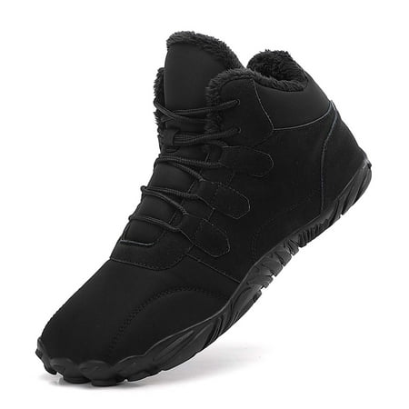 

Ediodpoh Autumn And Winter Thick Soled Cott on Shoes Men And Women Comfortable Warm Snow Boots Padded Thickened Casual Cott on Shoes Men Shoes Black 11