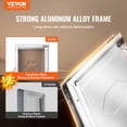 thumbnail image 2 of VEVOR Pet Door for Door with Lock and Magnetic Flap System Aluminum Frame Large, 2 of 9
