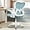 935-light Blue, variant on Winrise Ergonomic Office Chair, Mesh Desk Chair with Adjustable Lumbar Support, Flip-Up Armrests, Mid-Back Computer Swivel Task Rolling Chair, Light Blue