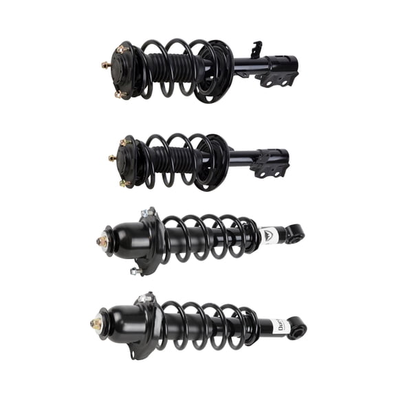 Duralo Front Rear Shock Strut Spring Assembly For Toyota Corolla 2014 2015 2016 2017 2018 2019 w/o Sport Suspension