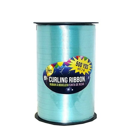 SKD Party By Forum Curling Gift Ribbon, 500 yard Spool (Aqua (Best Gun For 500 Yard Shots)