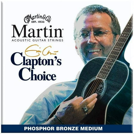 Martin Clapton's Choice Phosphor Bronze Medium Acoustic Guitar Strings (13-56)