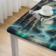thumbnail image 4 of HAOXIT , Curved Door in The , Dining Room Kitchen Rectangular Table Cover 54''x54'', 4 of 7